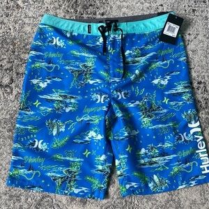 Hurley boys board shorts blue‎ 20/30